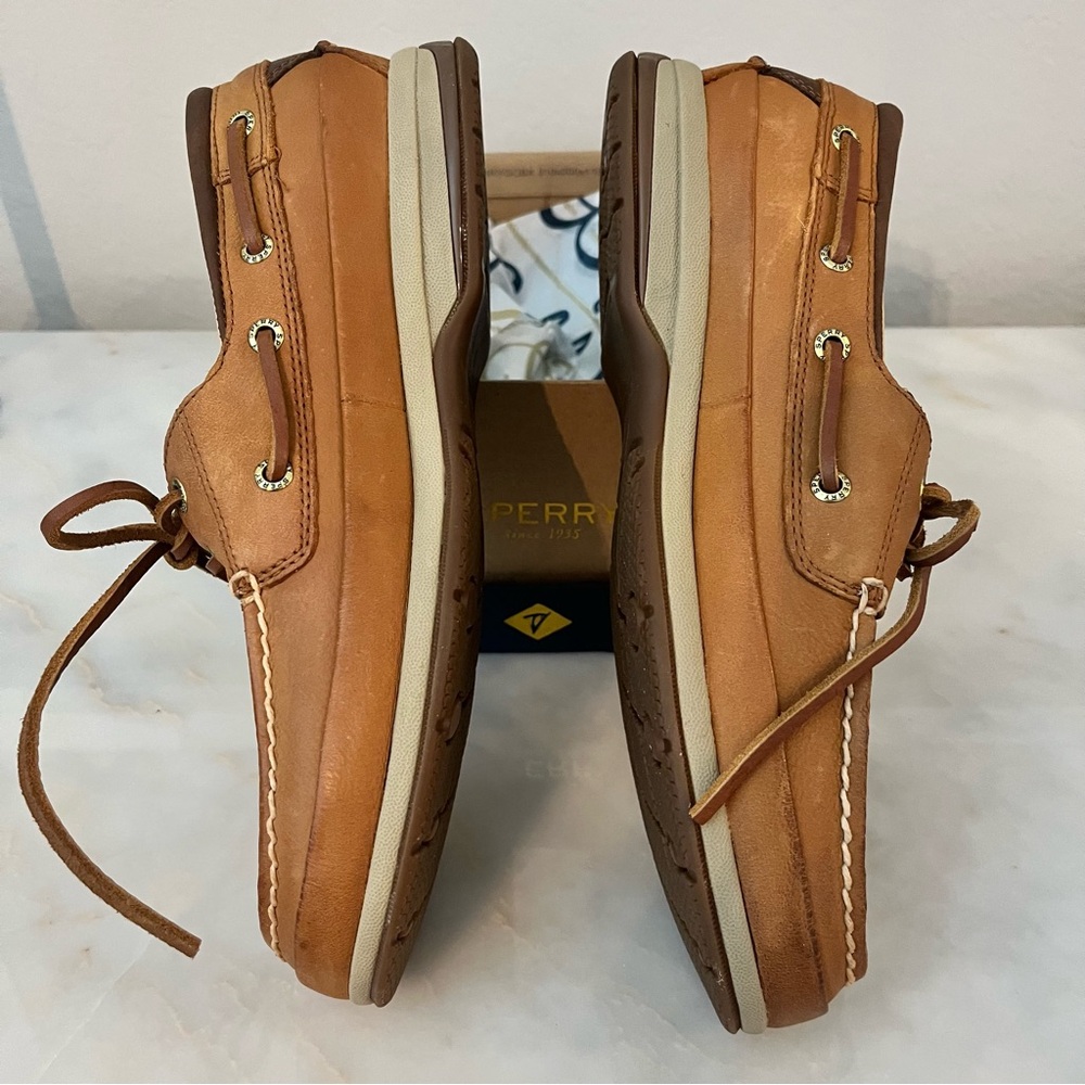 Luxury Sperry Boat Shoes with 18K Gold - Picture 10 of 14